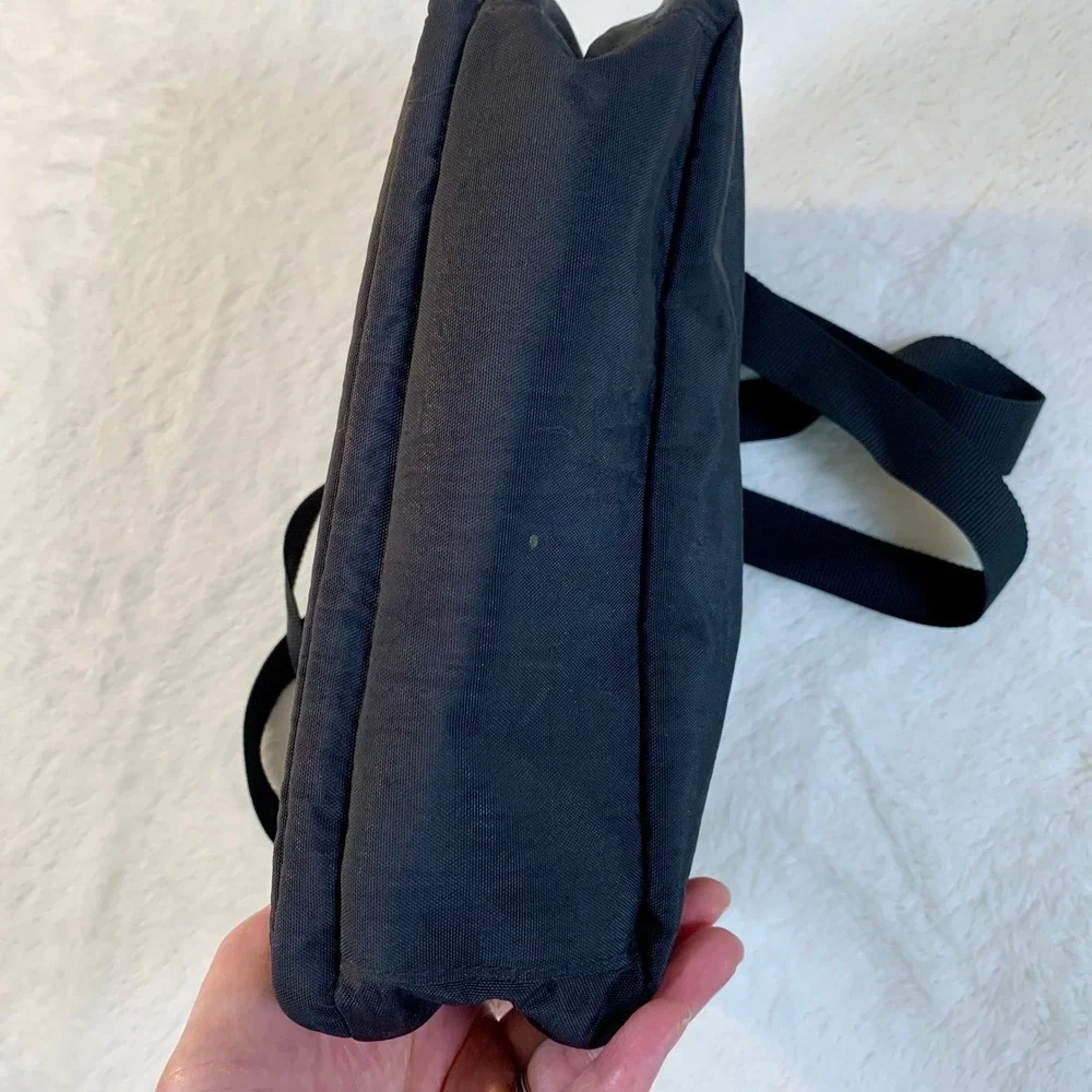 Baggallini Cali Black Nylon Crossbody Bag Purse Adjustable Travel Organizer READ